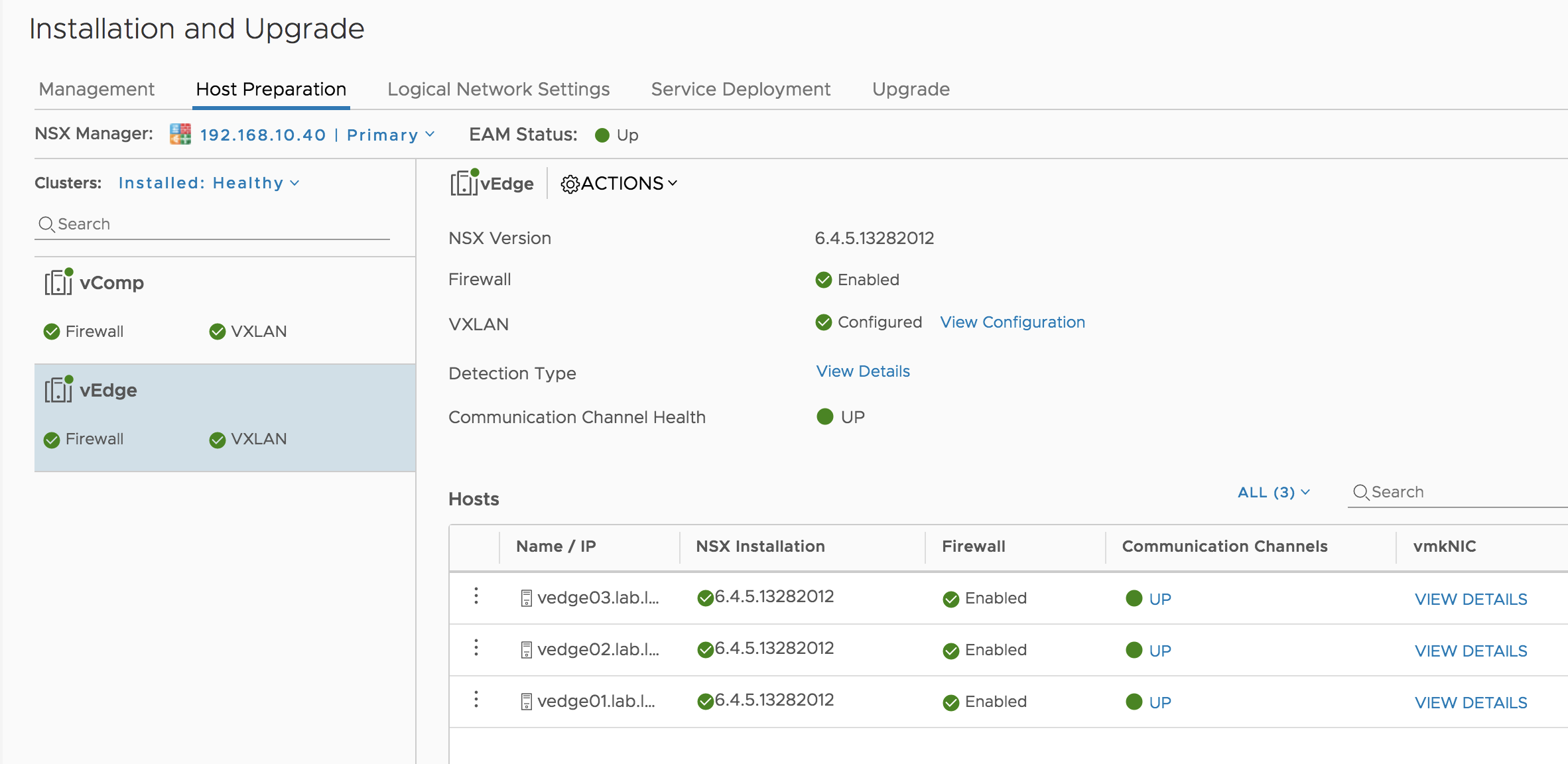 NSX-V Lab: Configure VXLAN - vDives