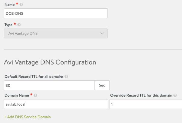 AVI/ALB GSLB Lab: IPAM DNS Profile - vDives