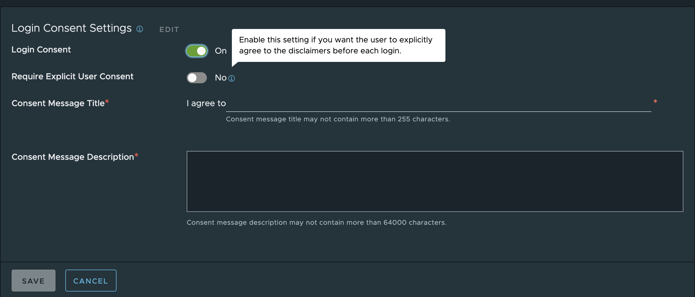 Quick Tips NSXT Login Window with a User Agreement Banner vDives